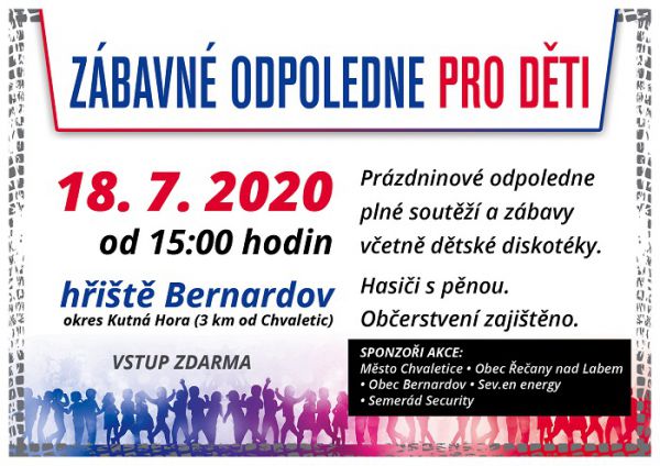 Zábavné odpoledne pro děti 18-07-20