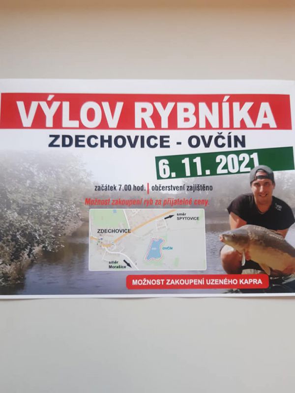 Výlov rybníka Ovčín 6.11.2021