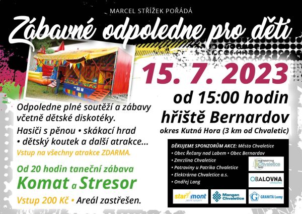 zábavné odpoledne pro děti 15-07-2023