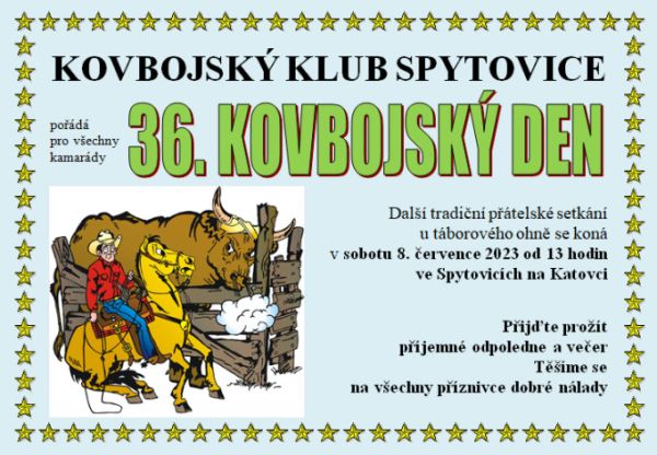 Kovbojský den 8.7.2023