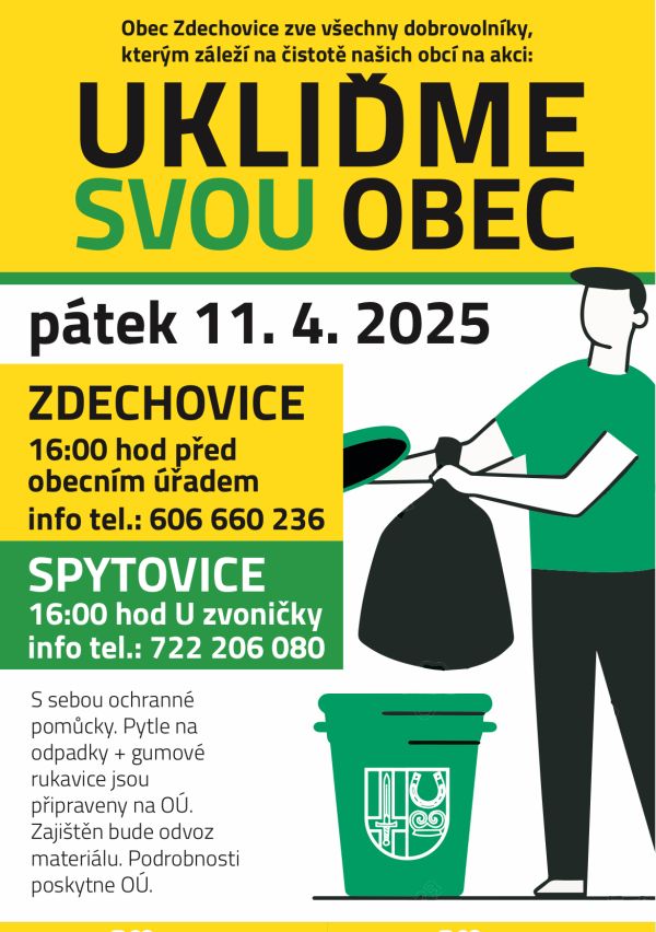 Ukliďme svou obec 11.4.2025