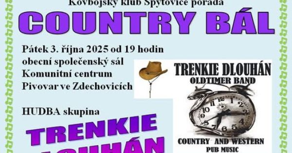 Country bál 3.10.2025