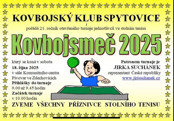 Kovbojsmeč 18.10.2025