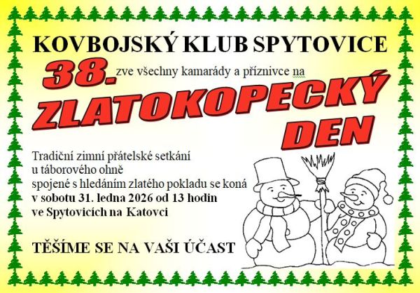 Zlatokopecký den 31.1.2026