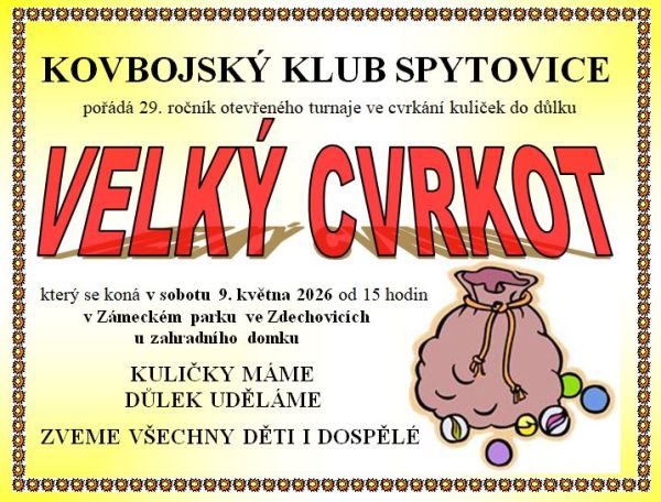 Velký cvrkot 9.5.2026