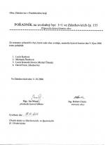 Pořadník na uvolněný byt 1+1 ve Zdechovicích čp. 155