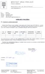 Oznámení o uložen písemnosti