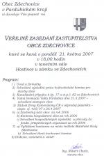Veřej.zasedání zastupitelstva