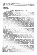 Důvodovoá zpráva k nařízení č. 5/2007