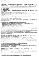 Usnesení ZO č.3-2007 str.1