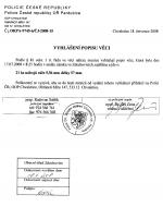 Výzva - Vyhlášení popisu věci
