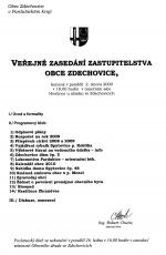 Zastupitelstvo obce 2.2.2009