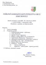 zasedání obecního zastupitelstva 20.7.2009