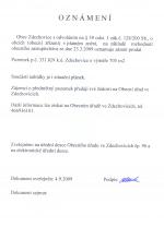 Zveřejnění záměru prodeje pozemku