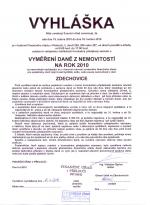 FÚ Přelouč - vyhláška - vyměření daně z nemovitostí na rok 2010