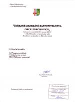 Zastupitelstvo obce dne 30.8.2010