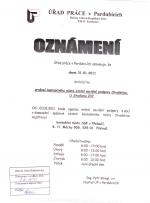 Zrušení SSP Chvaletice