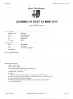 Závěrečný účet za rok 2010 str.1