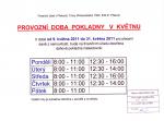 FÚ-provozní doba pokladny 05.2011