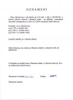 Oznámení 17052011