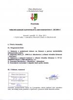 Pozvánka na zastupitelstvo obce 31.10.2011