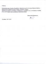 Informace - Jaroslav Krupička 24.11.2011