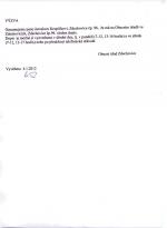 Krupička Jaroslav - uložení dopisu 4.1.2012