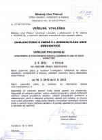 Veřejná vyhláška 16.3.2012