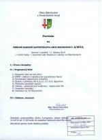 Veřejné zasedání zastupitelstva obce 11.3.2013