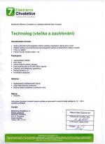 Elektrárna Chvaletice - technolog  (vlečka a zauhlování)