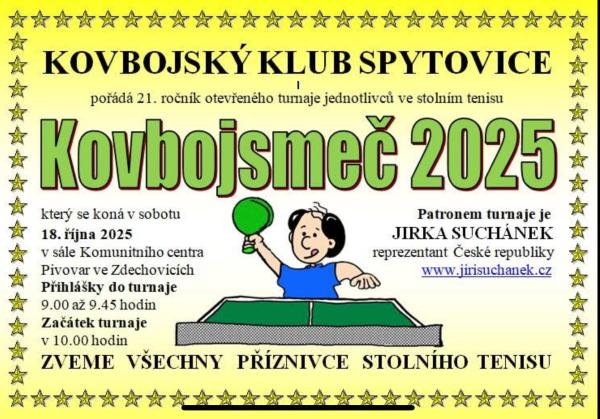 Kovbojsmeč 18.10.2025