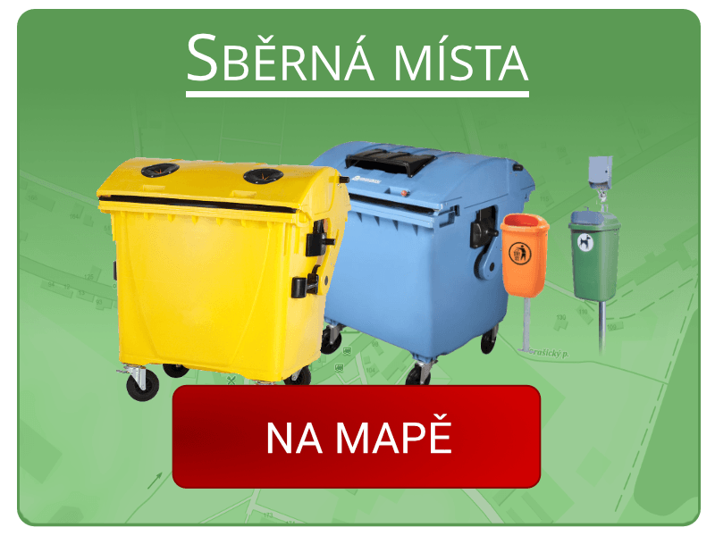 Mapa sběrných míst