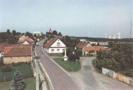 Západní část obce