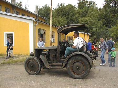 Hanomag RL-20. Již jen vzpomínka, nyní je v Drobovicích u Čáslavi